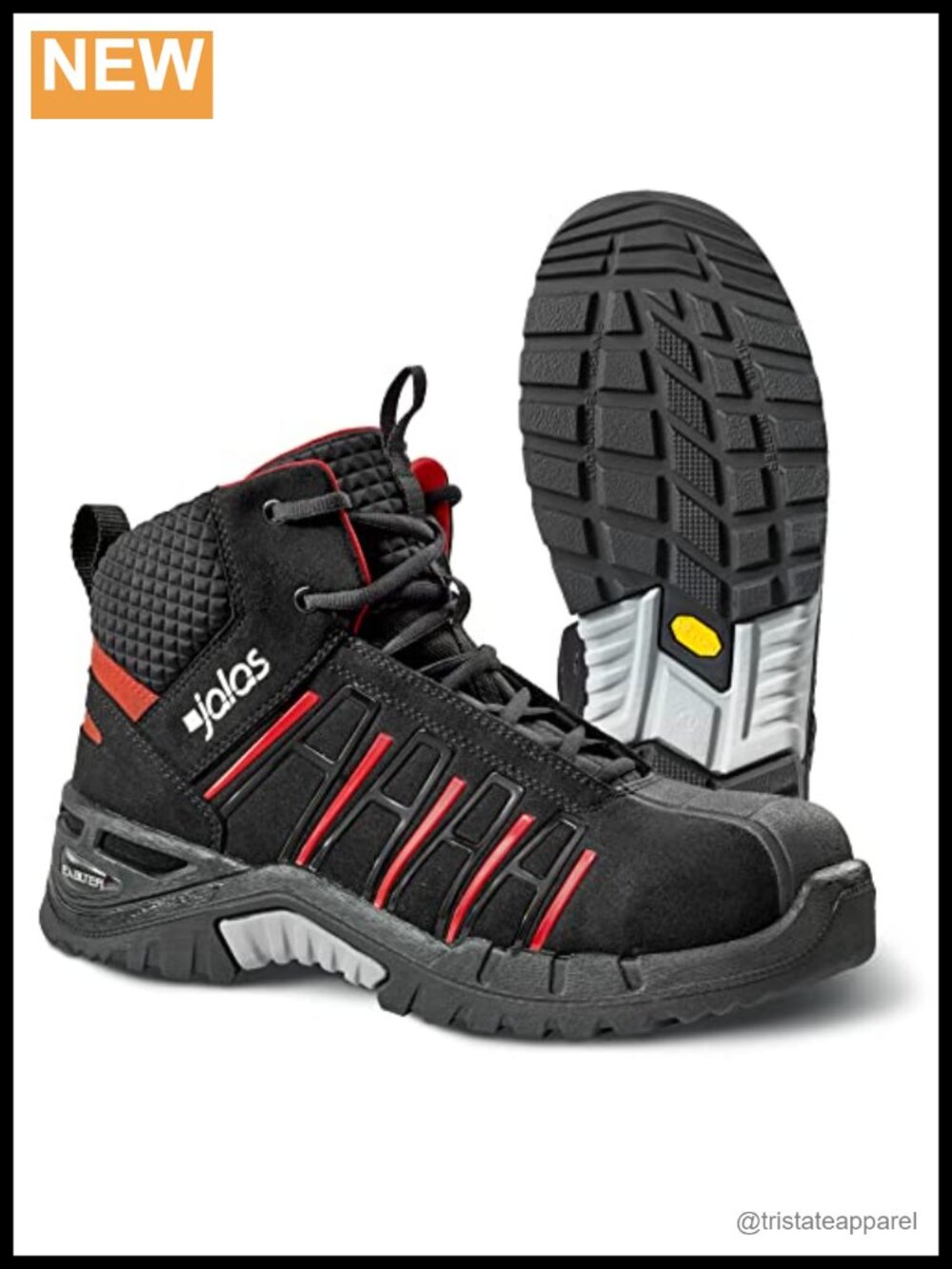 Aluminium Toe Safety Work Boots Mid-Cut Water Repellent Lace-Up